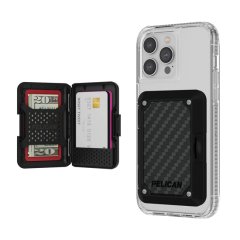 【Pelican】Shield MagSafe RFID Blocking Wallet - Kevlar iPhoneの背面に装着するRFIDスキミング防止機能付きカード収納ケース 