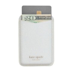 kate spade NEW YORK MagSafe®ѥɥۥkate spade NEW YORK White Glitter MagSafe Wallet