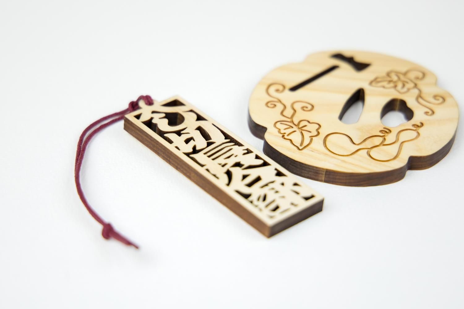 へし切長谷部 鍔コースター＆刀銘ストラップセット｜戦国グッズ