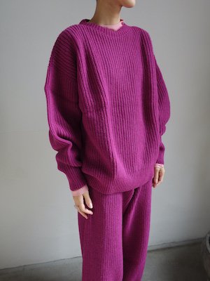 BASERANGE - MEA PULLOVER / CUAN PINK 30%OFF - I SEE ALL