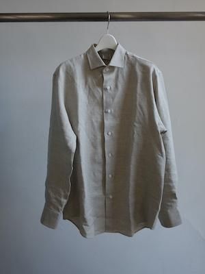 BASERANGE - OLE SHIRT LINEN / UNDYED - I SEE ALL BASERANGE - OLE SHIRT LINEN / UNDYED - I SEE ALL