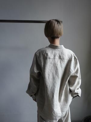 BASERANGE - OLE SHIRT LINEN / UNDYED - I SEE ALL BASERANGE - OLE SHIRT LINEN / UNDYED - I SEE ALL