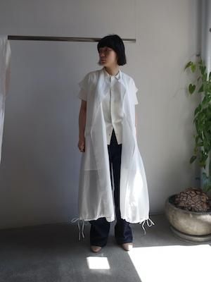 TENNE HANDCRAFTED 点てる MODERN オーガンザショートスモック TENNE HANDCRAFTED 点てる MODERN オーガンザショートスモック