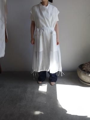 TENNE HANDCRAFTED MODERN - ORGANZA LONG VEST / WHITE - I SEE ALL