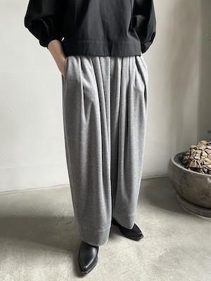 TENNE HANDCRAFTED MODERN - 3TUCK WIDE PANTS / GREY - I SEE ALL