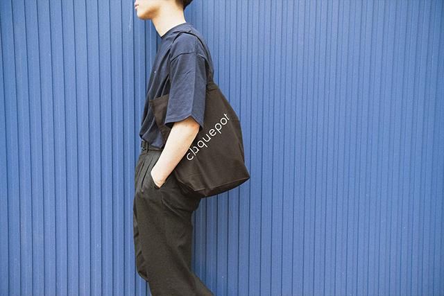 Tote bag BLACK - クラックポット｜claquepot official shop