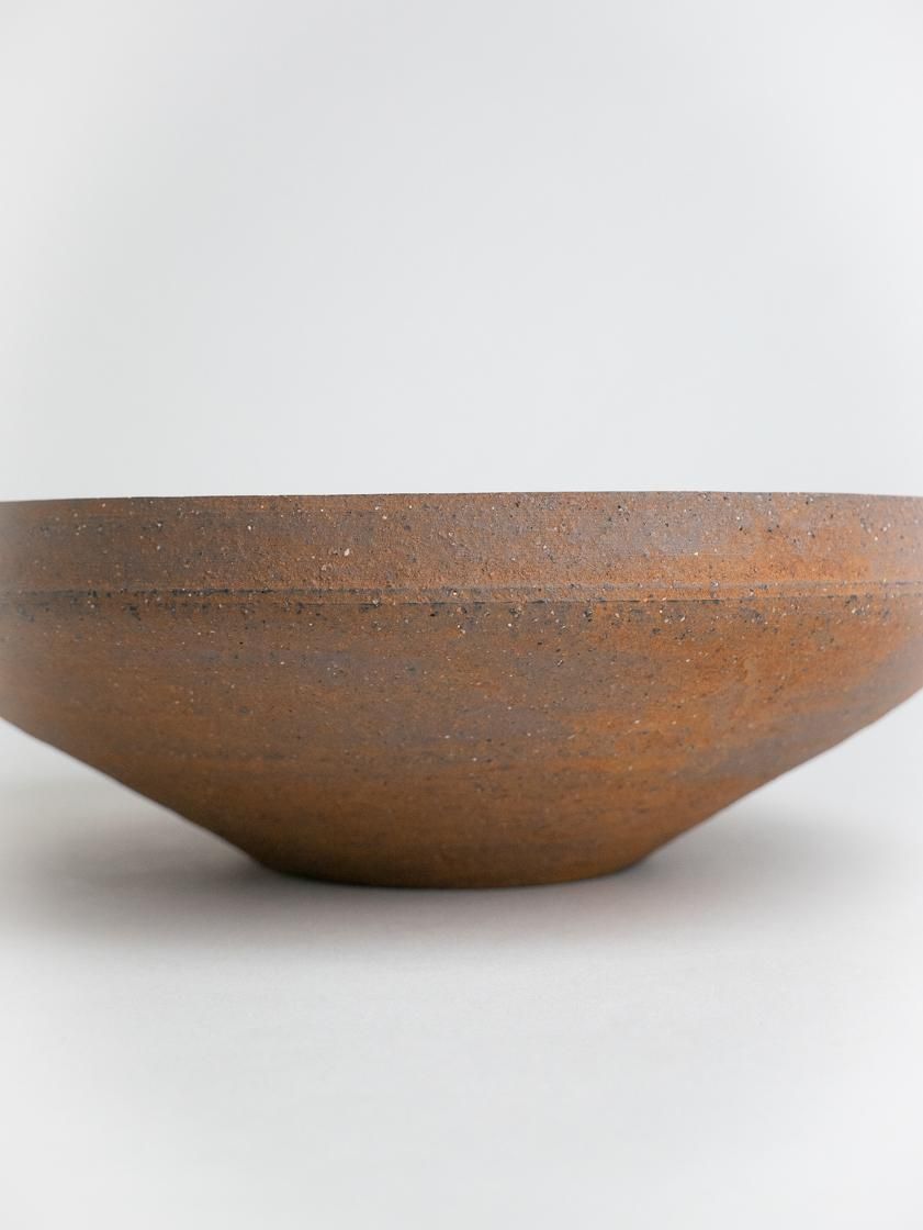 焼締ドラ鉢 （伊豆土赤）/ 二階堂明弘 - AELU ONLINE SHOP