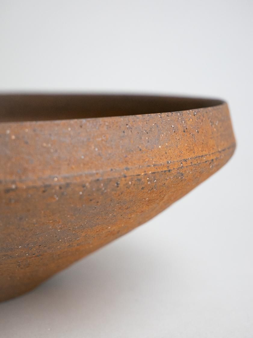 焼締ドラ鉢 (伊豆土赤)/ 二階堂明弘 - AELU ONLINE SHOP 焼締ドラ鉢 (伊豆土赤)/ 二階堂明弘 - AELU ONLINE SHOP