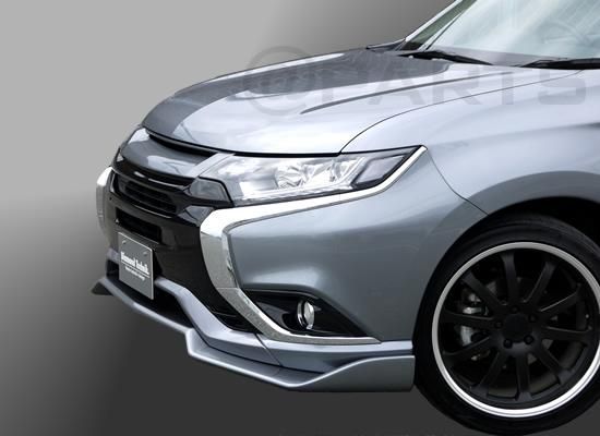 三菱純正グリル アウトランダーPHEV GG3W フロント メッキ 三菱アウトランダー・PHEV用フロントグリル(マイナーチェンジ後期)