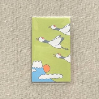 kimitobaku ポチ袋（富士山と鶴）