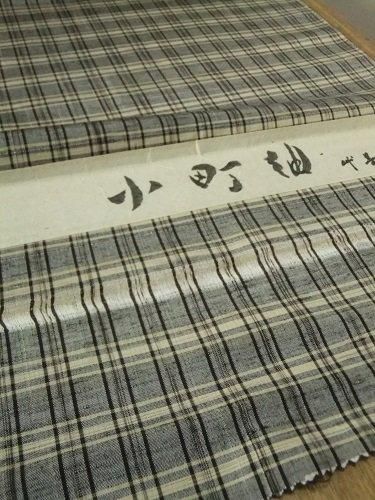 格子柄の紬｜新古品反物 - 和布紺屋