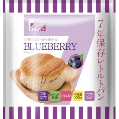 The Next Dekade　７年保存レトルトパン　50袋入　ブルーベリー<BR>401-920<BR>