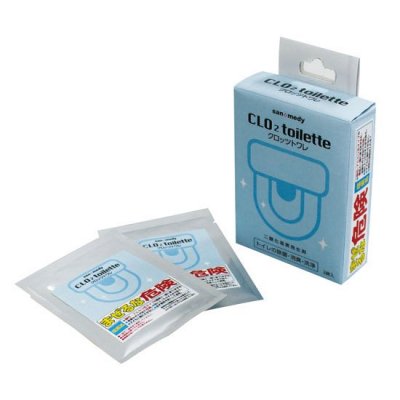 二酸化塩素発生剤　CLO2 toilette クロッツトワレ <BR> 111-184 <BR>