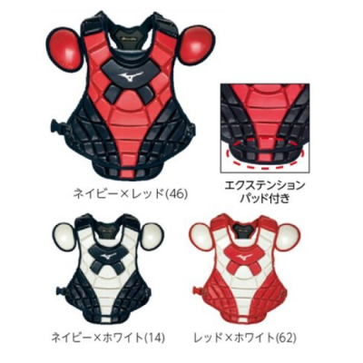 MIZUNO 革、ゴムソフト/硬式用プロテクター <br>1DJPS210<br>