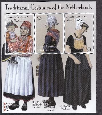 a6792 グレナダ・グレナディーン オランダの伝統的な民族衣装 - 趣味の