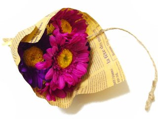 【ギフト造花】 ガーベラの花々 ラッピングブーケ　-花のある暮らしに-