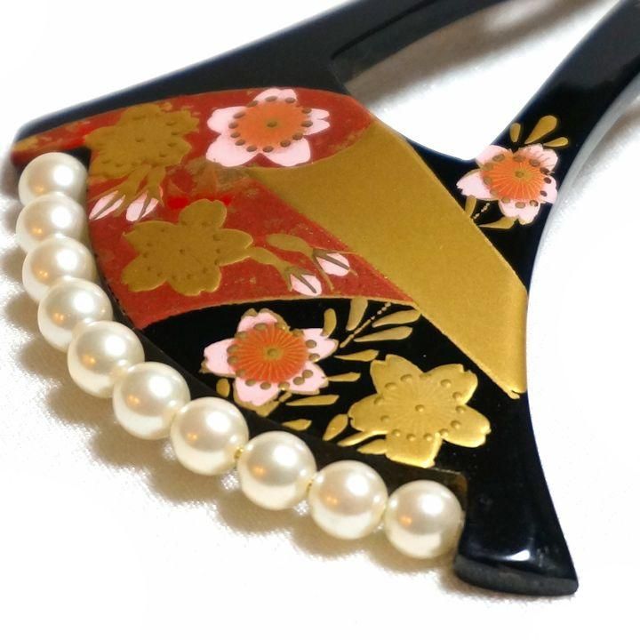 かんざし 色とりどり花模様 うすかっ かんざし 色とりどり花模様 うすかっ