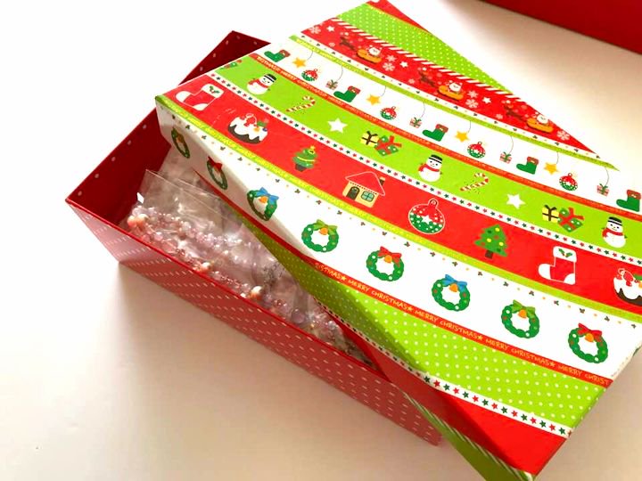 クリスマスギフトに クリスマス柄 ギフト箱 Xmasプレゼントボックス 花楽堂の商品購入者限定 花楽堂 Karakudo
