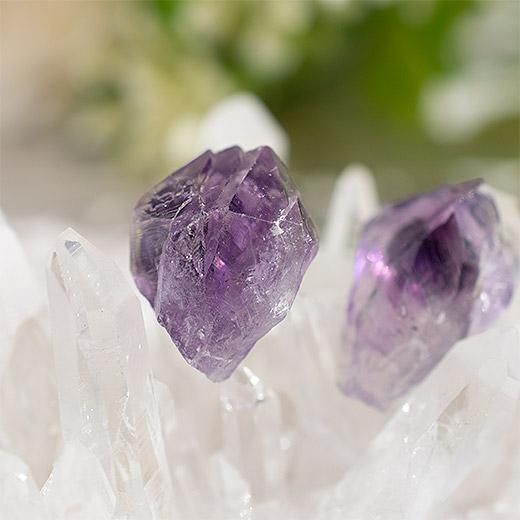 No.1118★天然石☆ケープアメジスト☆サージカルステンレスピアス アメジスト原石ピアス（1ペア）☆サージカルステンレス B