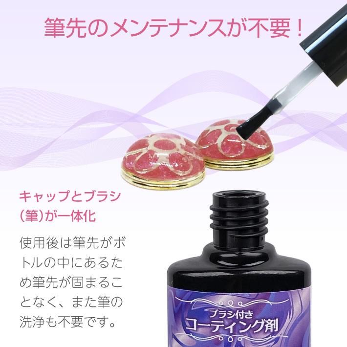 ブラシ付きUVレジン液 つや出し | UVレジン液ならリュミエラ