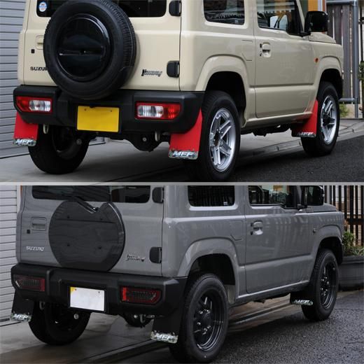 ジムニー (ZT)マッドフラップセット(ブラック)前後左右分セット