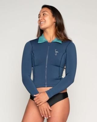 SEEA/Sonja Surf Jacket - True Blue | ほんのり温かくて SEEA/Sonja Surf Jacket - True Blue | ほんのり温かくて