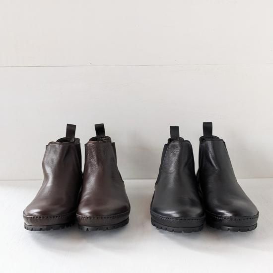 メゾンドソイル/SIDE GORE BOOTS WITH VIBRAM/39 maison de soil SIDE GORE BOOTS WITH VIBRAM DarkBrown