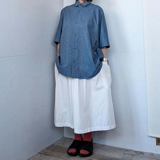 himukashi ヒムカシ製図 耳鳴! Boy Friend S/S Shirt himukashi ヒムカシ製図 耳鳴! Boy Friend S/S Shirt