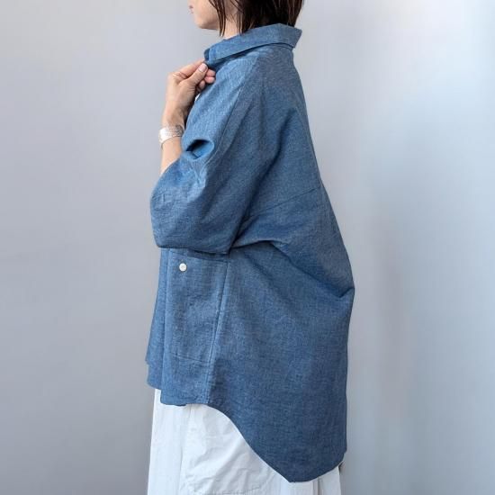 himukashi ヒムカシ製図 耳鳴! Boy Friend S/S Shirt himukashi ヒムカシ製図 耳鳴! Boy Friend S/S Shirt