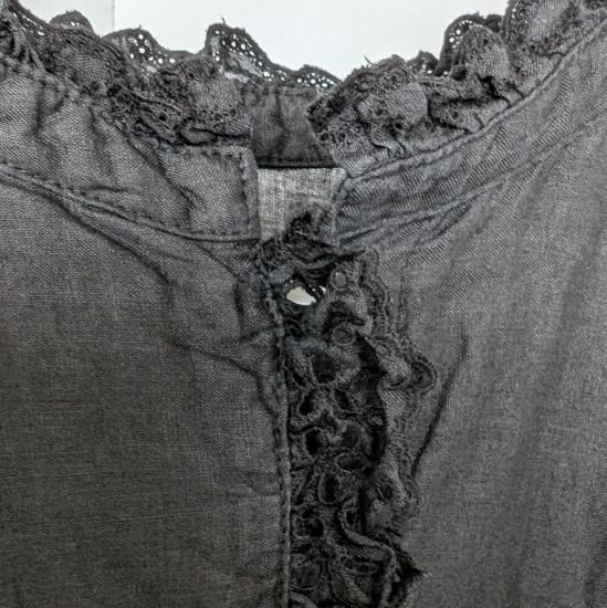 Gauze# ANTIQUE LACE 2WAY CLASSICAL NO SLEEVE ONE PIECE