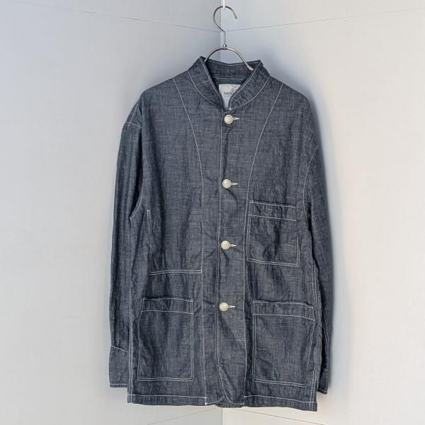 <img class='new_mark_img1' src='https://img.shop-pro.jp/img/new/icons47.gif' style='border:none;display:inline;margin:0px;padding:0px;width:auto;' />ARMEN  BANDED COLLAR JACKET