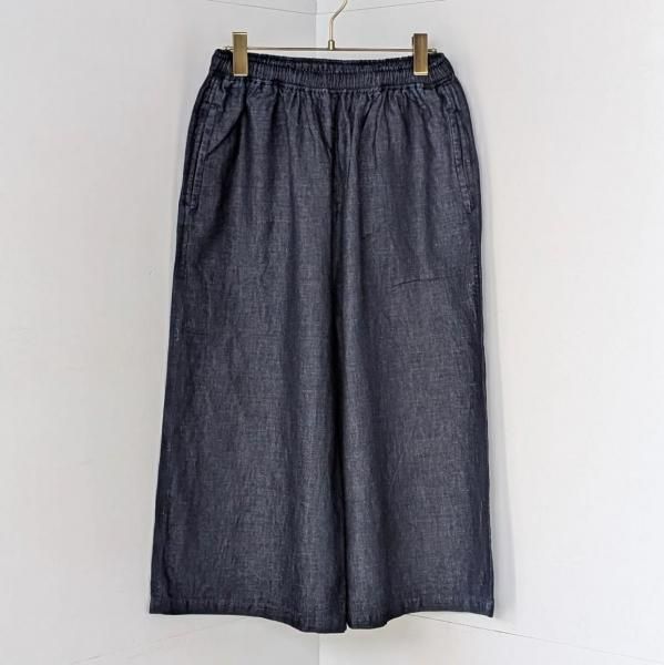 <img class='new_mark_img1' src='https://img.shop-pro.jp/img/new/icons47.gif' style='border:none;display:inline;margin:0px;padding:0px;width:auto;' />maison de soil  5,1oz WASHED COTTON /LINEN DENIM CULOTTES