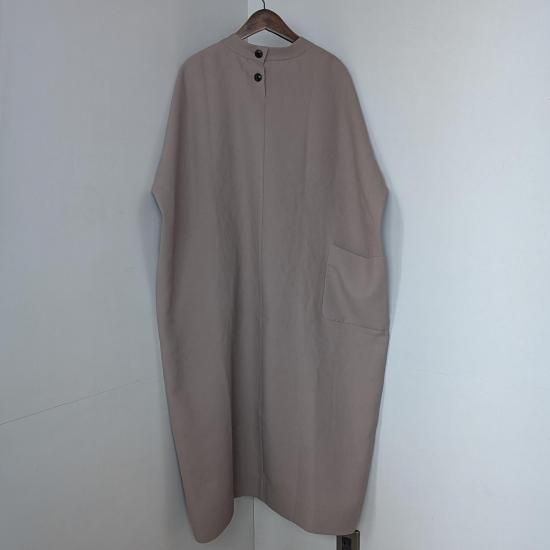 himukashi sarigenaku 偽リネンワンピース SARIGENAKU Square French Tunic(もっと偽リネン) - Fourlique