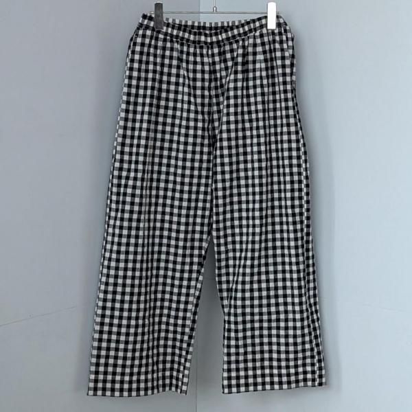 <img class='new_mark_img1' src='https://img.shop-pro.jp/img/new/icons11.gif' style='border:none;display:inline;margin:0px;padding:0px;width:auto;' />Gauze#  DRY COTTON GINGHAM ATELIER PANTS