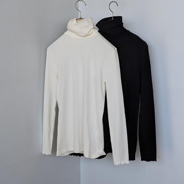 <img class='new_mark_img1' src='https://img.shop-pro.jp/img/new/icons11.gif' style='border:none;display:inline;margin:0px;padding:0px;width:auto;' />Gauze#  RANDOM RIB LONG SLEEVE TURTLE PULL  OVER