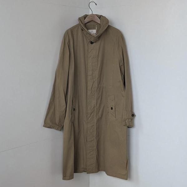 <img class='new_mark_img1' src='https://img.shop-pro.jp/img/new/icons11.gif' style='border:none;display:inline;margin:0px;padding:0px;width:auto;' />HTS  MEDIUM WEIGHT PEACH SKIN COTTON BALMACAAN COAT