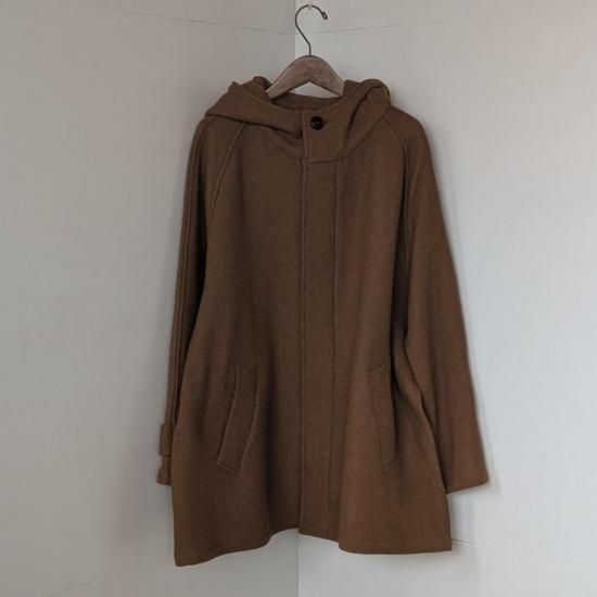 <img class='new_mark_img1' src='https://img.shop-pro.jp/img/new/icons11.gif' style='border:none;display:inline;margin:0px;padding:0px;width:auto;' />HTS  HEAVY WEIGHT WOOL TWILL WOOL HOODED SHORT COAT