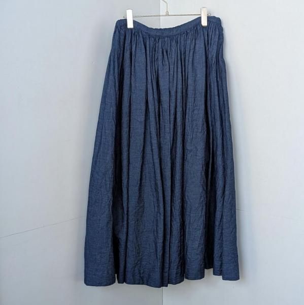 <img class='new_mark_img1' src='https://img.shop-pro.jp/img/new/icons11.gif' style='border:none;display:inline;margin:0px;padding:0px;width:auto;' />Labo ratory  MAMAN GATHER DENIM SKIRT