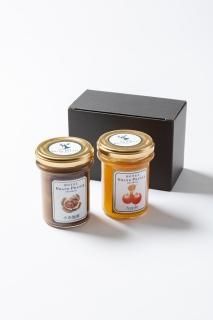 ギフト・栗ジャムと蜂蜜ジャムセット : ギフト プレゼント 贈り物 贈答品 手土産 お歳暮 お中元 母の日