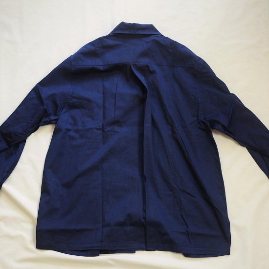 SOWBOW】ONE PIECE collar shirts（Indigo）／蒼氓-ソウボウ