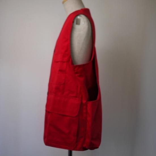 SASSAFRAS】Garden Tough Vest（Red）／ササフラス-ガーデン