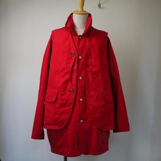 SASSAFRAS】Garden Tough Vest（Red）／ササフラス-ガーデン