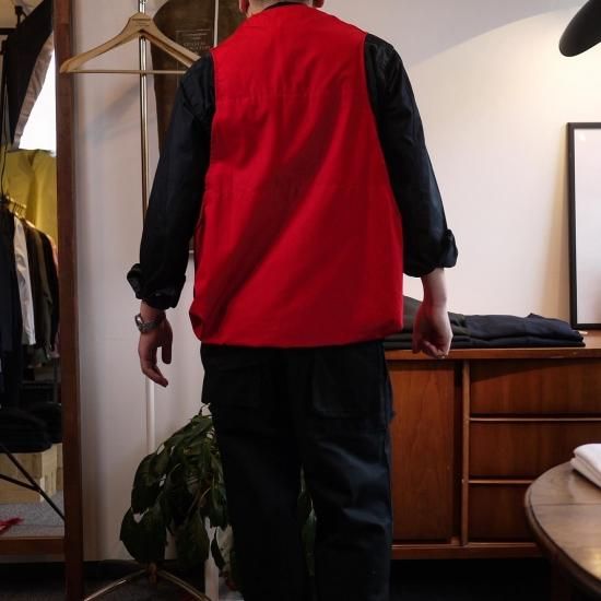 SASSAFRAS】Garden Tough Vest(Red)/ササフラス-ガーデン SASSAFRAS】Garden Tough Vest(Red)/ササフラス-ガーデン