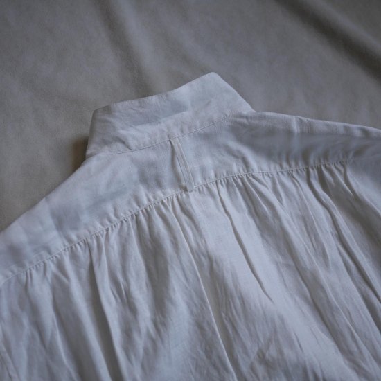COLINA】Gardener Shirts MID［White］／コリーナ-ガーデナーシャツ 