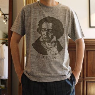 <img class='new_mark_img1' src='https://img.shop-pro.jp/img/new/icons15.gif' style='border:none;display:inline;margin:0px;padding:0px;width:auto;' />RIDING HIGH／BEETHOVEN T-Shirts -Gray-［ベートーヴェンTシャツ-吊り編みl-］