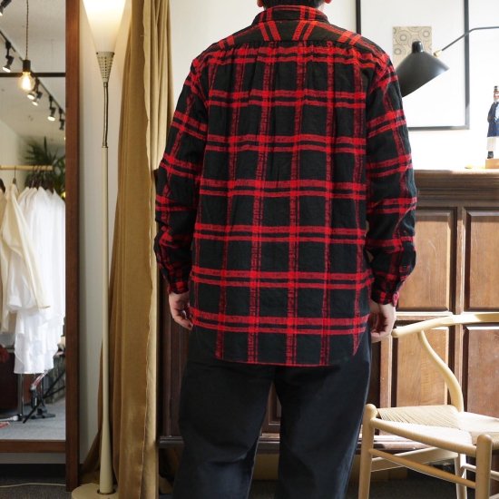 BRU NA BOINNE/ブルーナボイン 20FW“EDOチェックシャツ2号 - トップス