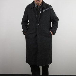 <img class='new_mark_img1' src='https://img.shop-pro.jp/img/new/icons34.gif' style='border:none;display:inline;margin:0px;padding:0px;width:auto;' />RIDING HIGH／Wool Melton  Work COAT［ブラックメルトン］
