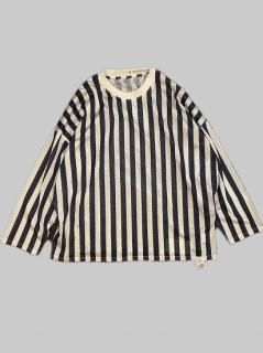 <img class='new_mark_img1' src='https://img.shop-pro.jp/img/new/icons15.gif' style='border:none;display:inline;margin:0px;padding:0px;width:auto;' />GurankStripe long sleeve mesh T