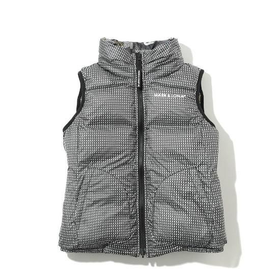 美品✨MARK AND LONA ダウンベスト 軽量 ストレッチ ワッペン MARK&LONA(マークアンドロナ) RENDEZ-VOUS Reversible Down Vest