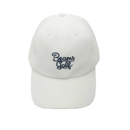 BEAMS GOLF キャップ ホワイト M BEAMS GOLF（ビームス ゴルフ）レーザー パンチング キャップ